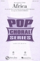 Africa  for mixed chorus, piano and opt.  rhythm instruments choral score
