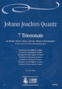 Sonate C-Dur Nr.1 fr Flte, Violine und Bc (Cembalo) Partitur und Stimmen