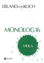 Monolog 16 for viola solo