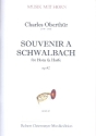 Souvenir  Schwalbach op.40 fr Horn und Harfe Partitur und Stimmen