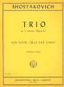 Trio e minor op.67 for violin, cello and piano parts
