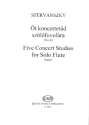 5 Concert Studies Suite for solo flute