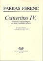 Concertino no.4 for oboe and string orchestra for oboe and piano