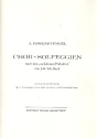 Chor-Solfeggien nach den 12 kleinen Prludien von Bach fr Chor (Solisten) und Klavier Partitur
