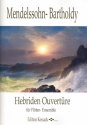 Hebriden-Ouvertre fr Flten-Ensemble (5 Fl, Altfl, Bassfl) Partitur und Stimmen