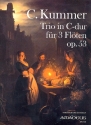 Trio C-Dur op.53 fr 3 Flten Partitur und Stimmen
