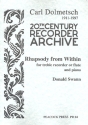 Rhapsody from within for treble recorder or flute and piano