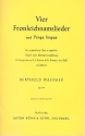 4 Fronleichnamslieder / Pange lingua op.94  fr gem Chor a cappella (Instrumente ad lib) Partitur