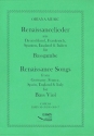 Renaissance-Lieder fr 1-2 Bassgamben Spielpartitur