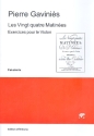 Les Vingt quatre Matines pour violon Faksimile