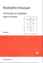 40 Etuden Ou caprices pour violon facsimile