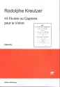 40 Etuden Ou caprices pour violon facsimile