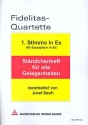 Fidelitas-Quartette fr Blechblser 1. Stimme in Es