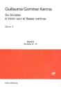6 Sonaten op.3 Band 2 fr Violine und Bc Partitur und Stimmen (Bc nicht ausgesetzt)