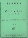 Quintet in f Minor op.34 for 2 violins, viola, cello and piano parts