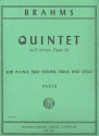 Quintet in f Minor op.34 for 2 violins, viola, cello and piano parts