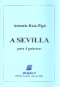 A Sevilla  fr 4 Gitarren Partitur und Stimmen