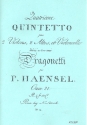 Quintett fr 2 Violinen, 2 Violen und Violoncello Stimmen,  Faksimile