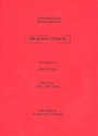 Amazing Grace for 2 trumpets, horn in F, trombone and tuba score and parts