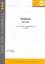 Andante KV467 fr Flte, 7 Klarinetten und Fagott (Bass) Partitur und Stimmen