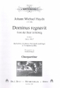 Dominus regnavit fr gem Chor, 2 Violinen, Violoncello und Orgel (2 Trompeten ad lib) Chorpartitur