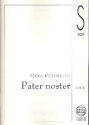 Pater noster for mixed chorus a cappella (la/fin)