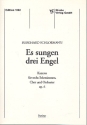 Es sungen 3 Engel fr 6 Solostimmen, gem Chor und Orchester Partitur