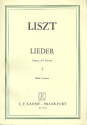 Lieder Band 1 fr hohe Singstimme und Klavier (en/dt/fr)