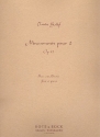 Mouvement pour 2 op.27 fr Flte und Klavier