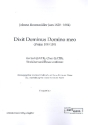 Dixit Dominus Domino meo fr Soli (SATB), Chor, Streicher und Bc Chorpartitur