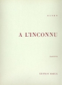 L'Inconnu op.48 fr Gesang und 13 Streichinstrumente Partitur