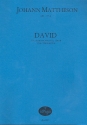 Der liebreiche und geduldige David fr Soli, Chor und Orchester,  Partitur