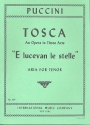 E lucevan le stelle for tenor and piano (it)