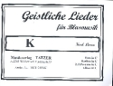 Geistliche Lieder fr Blasmusik Bass 1 in C/Bariton in C/ Posaune 2+3/