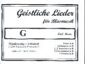 Geistliche Lieder fr Blasorchester Tenor in B/Klarinette 2/Tenorhorn1+2/ Tenorsaxophon/Posaune 1 in B