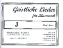 Geistliche Lieder fr Blasorchester Bass in B/Bariton in B/Klarinette 3/ Tenorhorn 3/ Posaune 2/3 in B