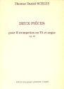 2 Pices op.19 pour 2 trompettes en ut et orgue