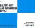 Halters Hits und Evergreens Band 4: fr Blasorchetser Bariton in B