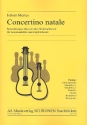 Concertino natale für Mandoline und Zupforchester Partitur