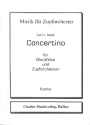Concertino für Blockflöte und Zupforchester Partitur