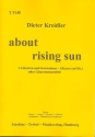 About rising Sun  fr 4 Gitarren (Ensemble) (Kontrabass-Gitarre ad lib) Partitur und Stimmen
