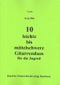 10 leichte bis mittelschwere Duos fr die Jugend fr 2 Gitarren 2 Spielpartituren