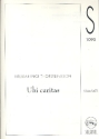 Ubi caritas for mixed chorus a cappella score