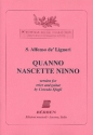 Quanno nascette Ninno for voice and guitar
