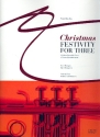 Christmas Festivity for three fr 3 Trompeten Partitur und Stimmen