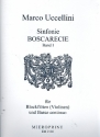 Sinfonie boscarecie op.8 Band 1 (Nr.1-19) fr  1-3 Blockflten (Violinen) und Bc Partitur und Stimmen (Bc ausgesetzt)