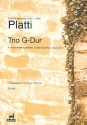 Trio G-Dur fr Altflte (Flte), Violine (Flte/Oboe) und Bc Partitur und Stimmen