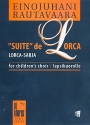Suite de Lorca for children's  for mixed chorus a cappella score