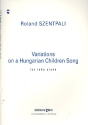 Variations on a Hungarian Children Song for tuba