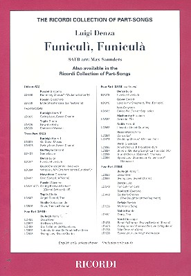 Funicul funicul for mixed chorus and piano score (en)